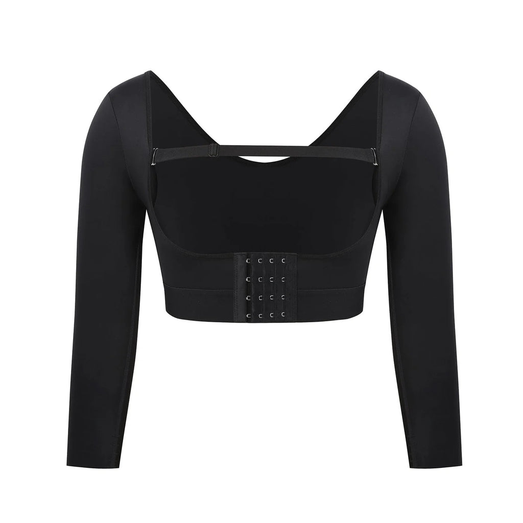 Natural Postsurgical Shaping Anti-Shake Chest Elastic Hook Adjustment Top Breathable Shaperwear
