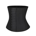 Hot Black Latex Waist Training Corset