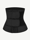 Black Latex Waist Trainer 7 Steel Bones Leisure