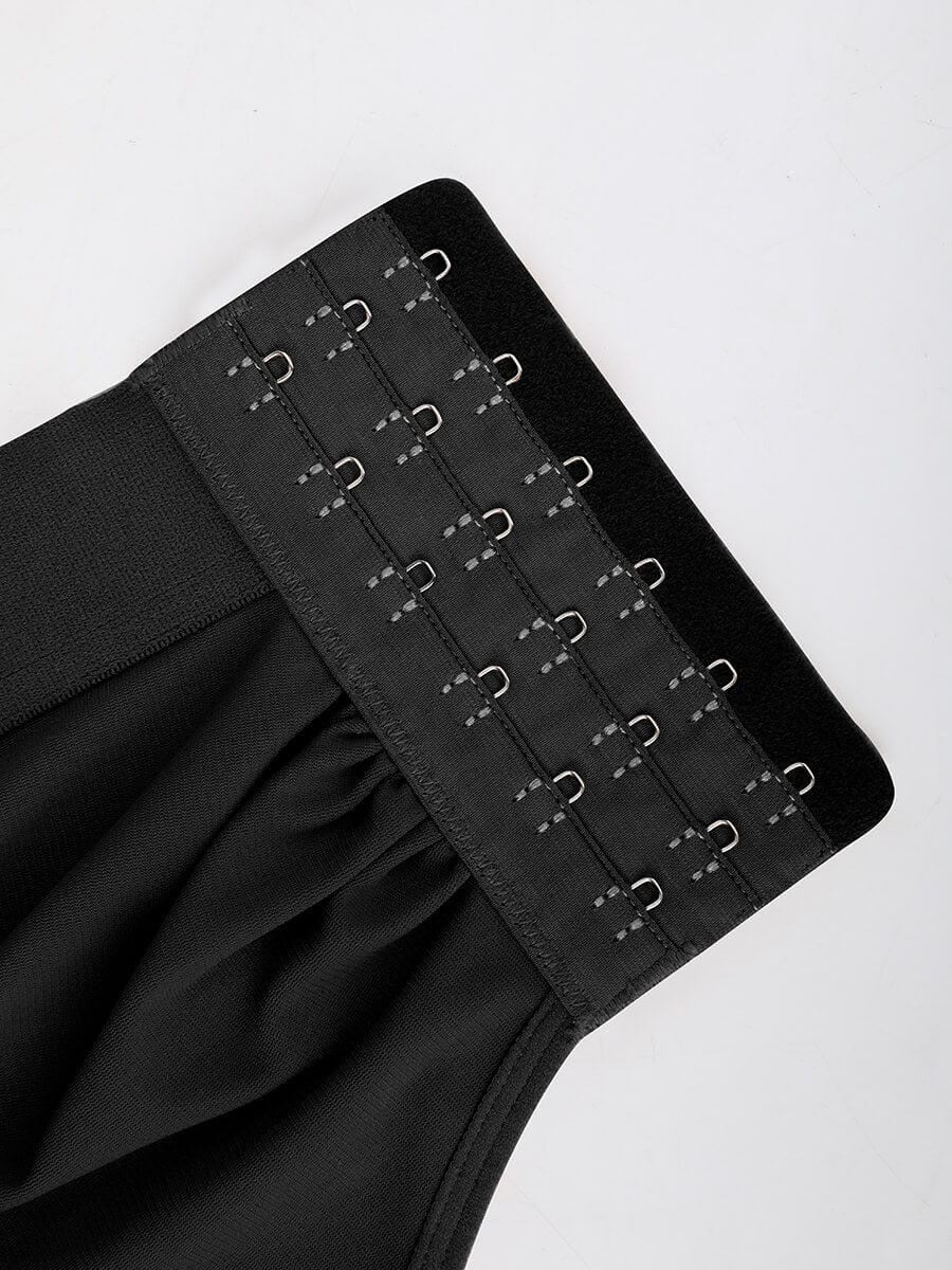 Adjustable Front Closure Post-Surgery Bra with Triple Hooks