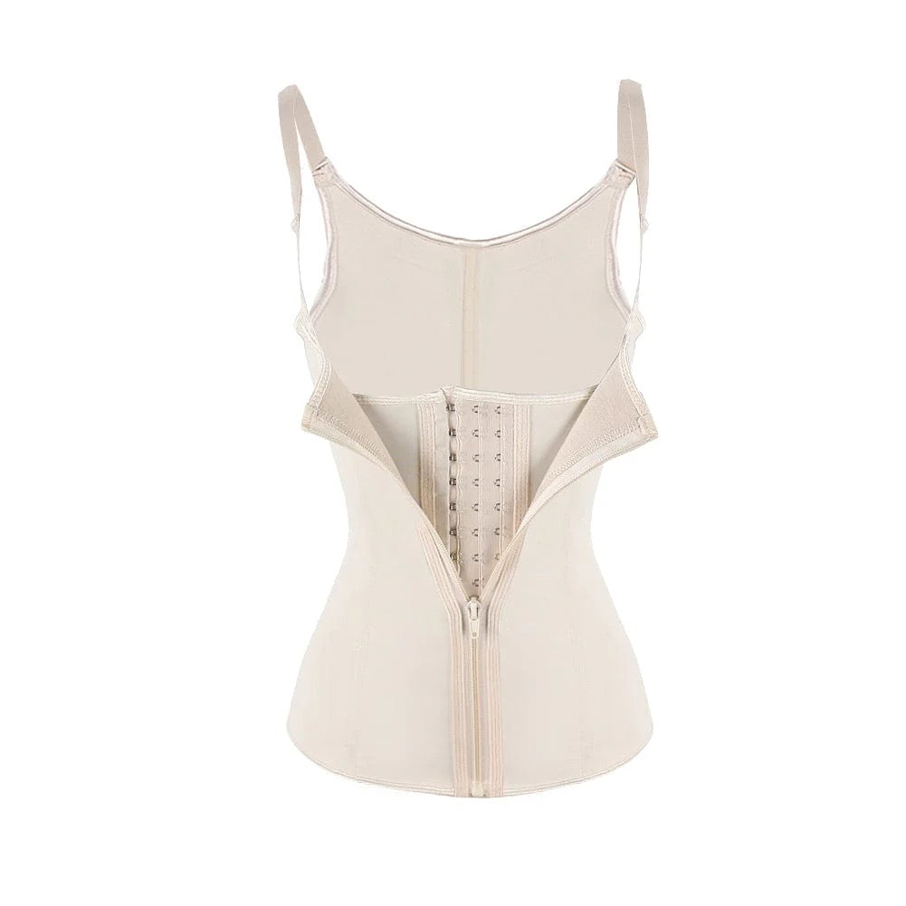 Steel Bones Waist Trainers Vest With 3 Row Hook