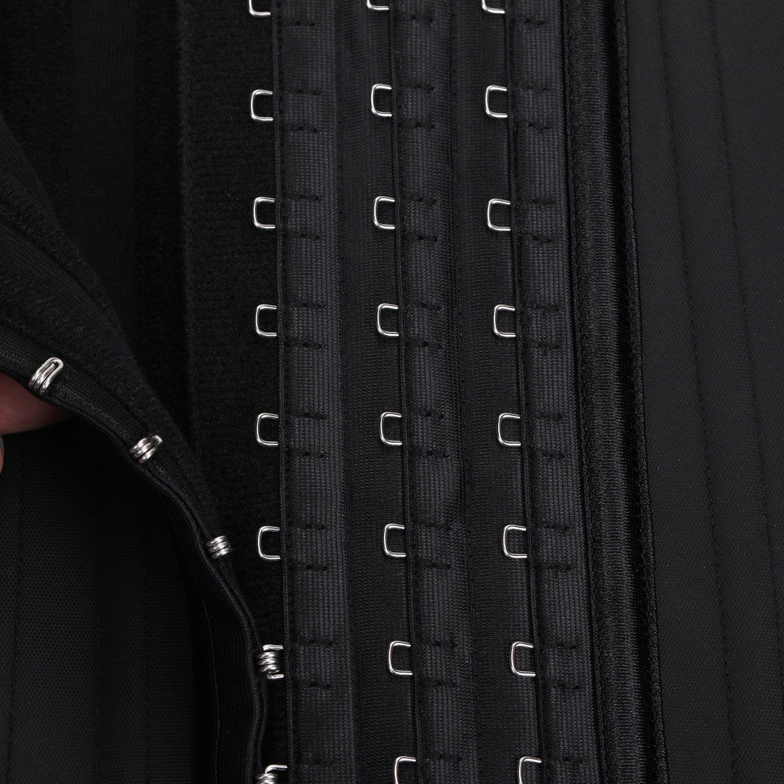 Hot Black Latex Waist Training Corset